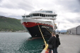 Tromsø: Hurtigruten-Schiff
